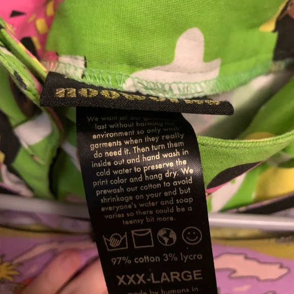 Nwot sold out print! Nooworks Pants, 3XL - Picture 2 of 3